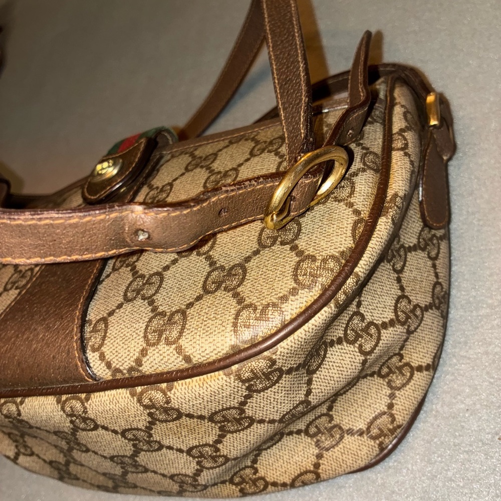 Gucci Monogram Crossbody bag Sherry line Hot Bag! Authentic Great Condition - Picture 9 of 16